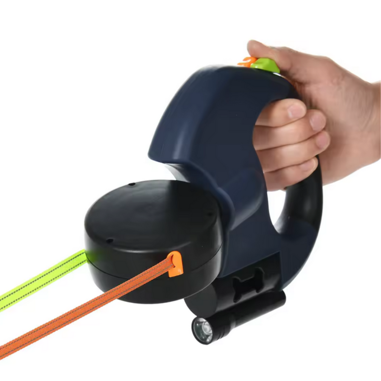 Dual Retractable Tangle-Free Dog Leash